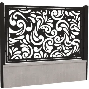 Panou gard din tabla decupata cnc-Model 7