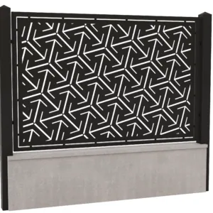 Panou gard din tabla decupata cnc-Model 8