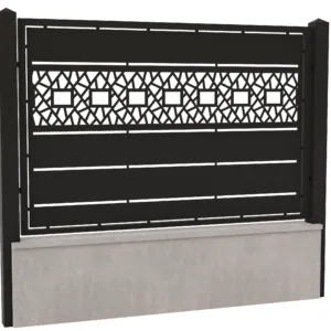Panou gard din tabla decupata cnc-Model 3