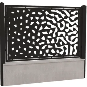 Panou gard din tabla decupata cnc-Model 11