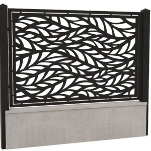 Panou gard din tabla decupata cnc-Model 4