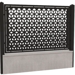 Panou gard din tabla decupata cnc-Model 15