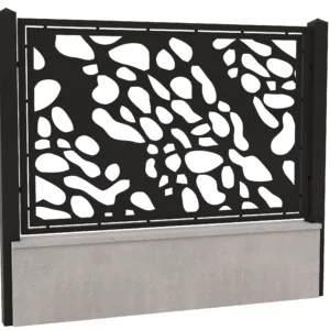 Panou gard din tabla decupata cnc-Model 12