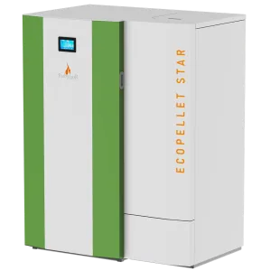 Centrala peleti Mareli RubynoR 18-24kw ECOPELLET STAR cu randament de 96%
