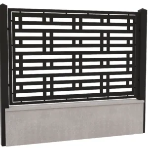 Panou gard din tabla decupata cnc-Model 1