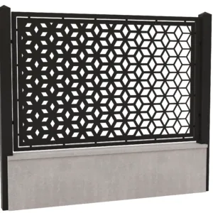 Panou gard din tabla decupata cnc-Model 14