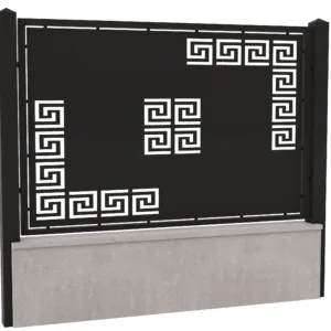Panou gard tabla decupata cnc-Model 10