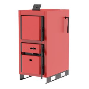 Cazan pe lemne cu gazeificare 32kW, centrala termica Mareli combustibil solid