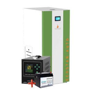 Centrala pe peleti Mareli ECOSTAR SBN35 AUTO 20-35kW cu UPS si baterie incluse- curatare automata schimbator si camera de ardere
