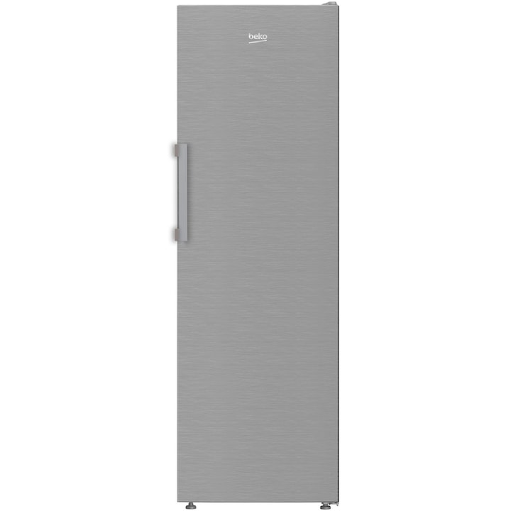 Frigider cu o usa Beko B1RMLNE444XB, 365 l, No Frost, AeroFlow, Iluminare LED, Clasa E, H 186,5 cm, Argintiu