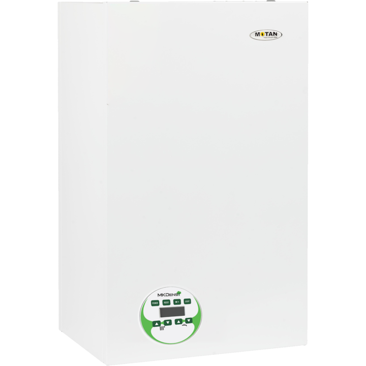 Centrala termica in condensare Motan MKDENS 20, 21 kW, murala, LCD, protectie inghet, IP40, schimbator caldura inox, fara kit evacuare
