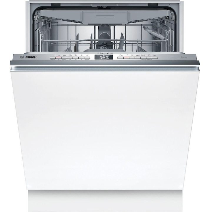 Masina de spalat vase incorporabila Bosch SMV4HVX15E, 14 seturi, 6 programe, ExtraDry, InfoLight, EcoSilence Drive, DosageAssist, Hygiene Plus, Home Connect, Functie Silence, Clasa C, 60 cm