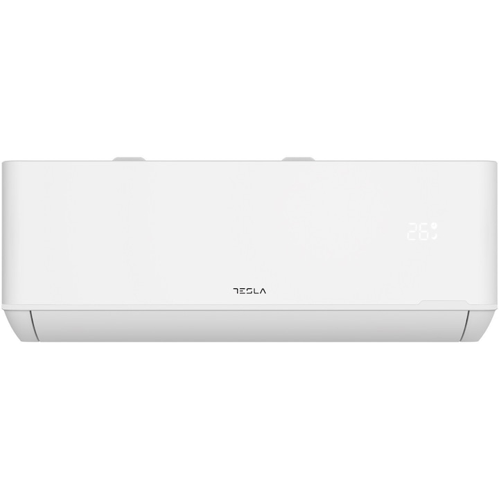 Aparat de aer conditionat Tesla Superior TT34TP21W, Wi-Fi, 12000 BTU, Clasa A++, Inverter, Incalzire, Turbo, I Feel, Functie Antifungica, Autocuratare, Timer, Filtru lavabil, flux aer 3D, Incalzire unitate externa, Afisaj LED ascuns