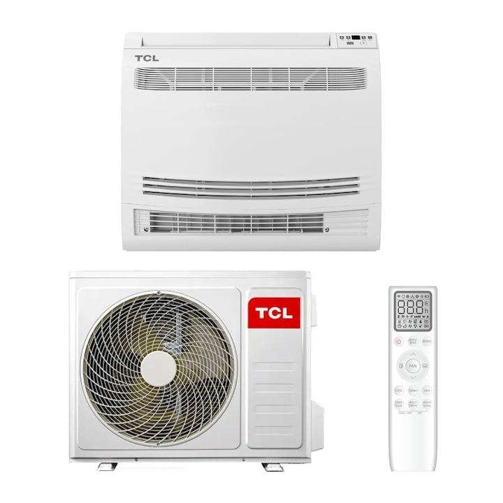 Sistem aer conditionat tip consola TCL 18000 BTU A++, Optimizat pentru Incalzire, Hotel Mode, Telecomanda, WiFi, Monofazat TCC-18ZHRH/DVI - TCC-18HH/DVO