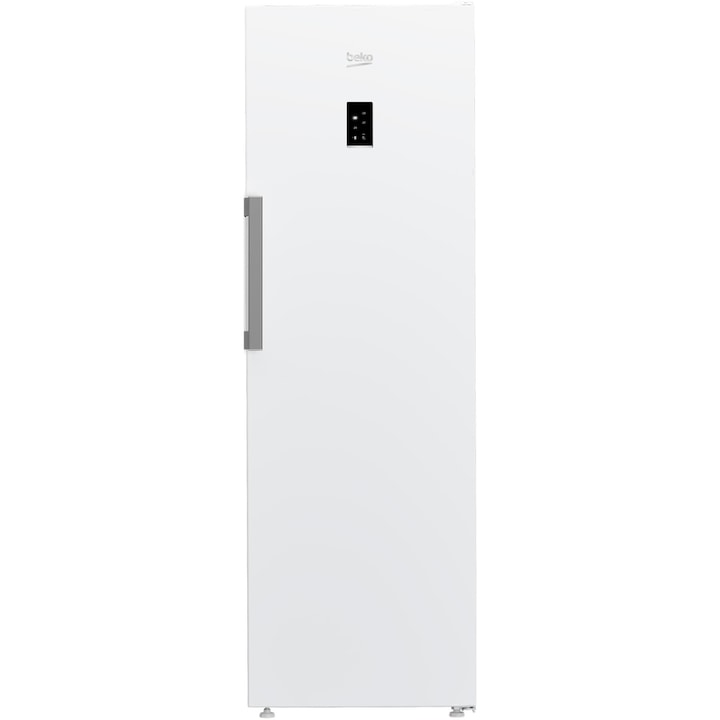 Congelator Beko B3RFNE314W, 286 l, No Frost, 5 sertare + 3 compartimente, Compressor ProSmart Inverter, H 186.5, Clasa E, alb
