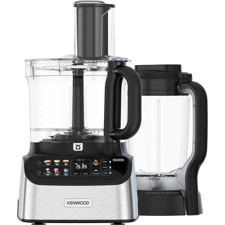 Robot de bucatarie Kenwood MultiPro OneTouch 3-in-1 FDM73.850SS 1000W Blender Negru
