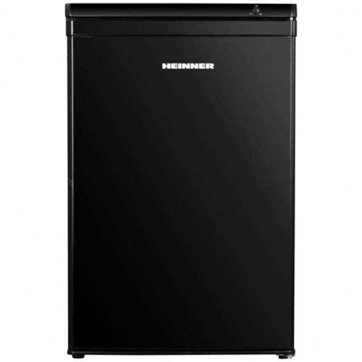 Congelator Heinner HFF-HM91BKE++, 91 l, 4 sertare, Clasa E, Control mecanic, H 85 cm, Negru