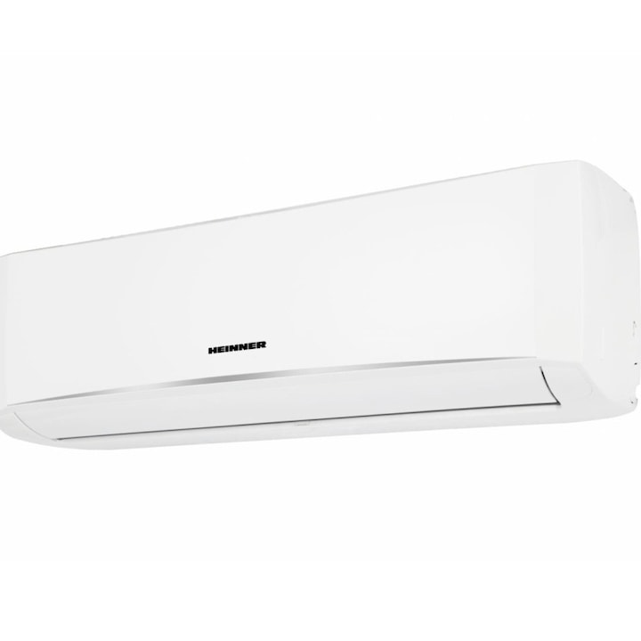 Aparat de aer conditionat Heinner HAC-HSN12KITWIFI++, Control WiFi, 12000 BTU, Kit instalare inclus, Clasa A++, iFeel, Sleep, Smart, Economy, Dimmer, Auto restart, Alb
