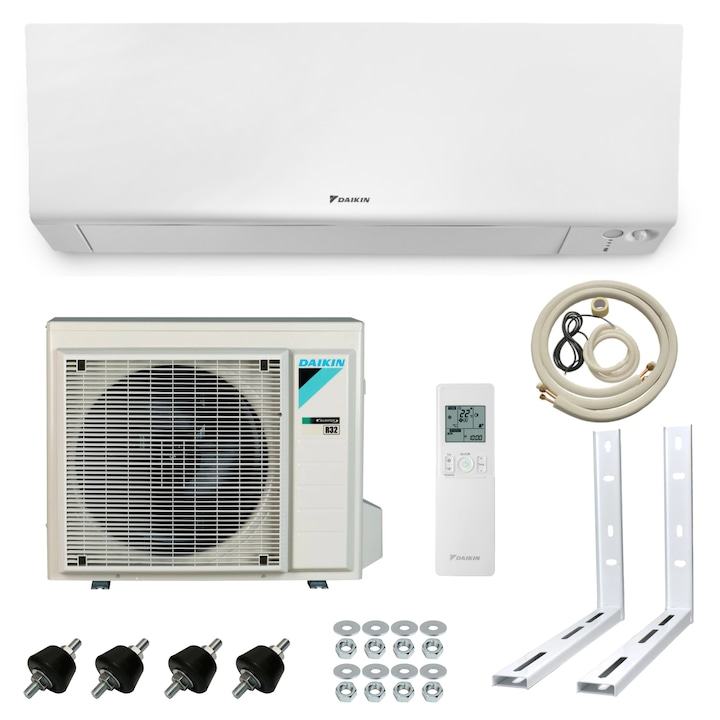 Pachet Aer conditionat Daikin Perfera Bluevolution-18000 Btu – Inverter, WI-FI inclus + kit complet de montaj Eastshop