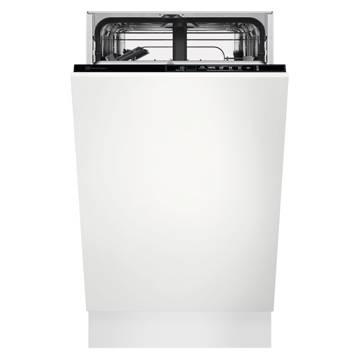 Masina de spalat vase incorporabila Electrolux EEA71210L, 9 seturi, 5 programe, Clasa F, Motor Inverter, AirDry, PerfectFit, 45 cm