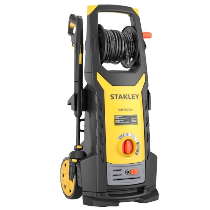 Masina de spalat cu presiune Stanley SXPW2500DTS cu 2 motoare 2500W 150bar 810