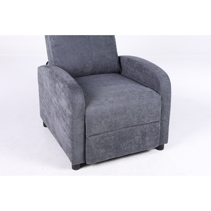 Fotoliu Recliner Premium, Confort Maxim, Design Elegant, Gri Inchis