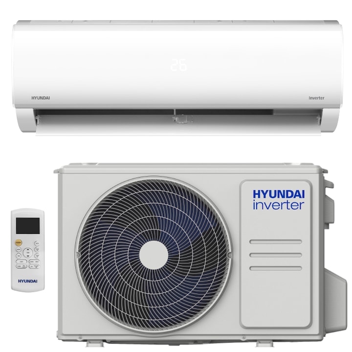 Aparat aer conditionat HYUNDAI Inverter 12000 BTU, Clasa A++/A+, Wi-Fi integrat, model 2025
