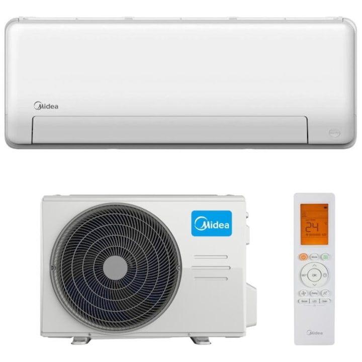 Aparat de aer conditionat Midea All Easy Pro Nordic, Inverter 12000 BTU, Clasa A+++, Filtrare dubla, ECO mode, WiFi