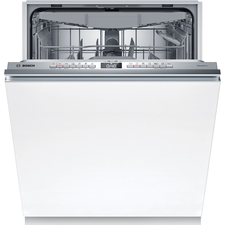 Masina de spalat vase incorporabila Bosch SMV4EVX08E, 14 seturi, 6 programe, EfficientDry, Tab-count, Silence Plus, Sistem Rackmatic, InfoLight, EcoSilence Drive, Home Connect, 60 cm, Clasa B