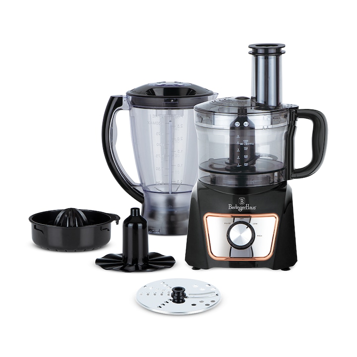 Robot de bucatarie Berlinger Haus BH/9440, 500W, negru-aur roz