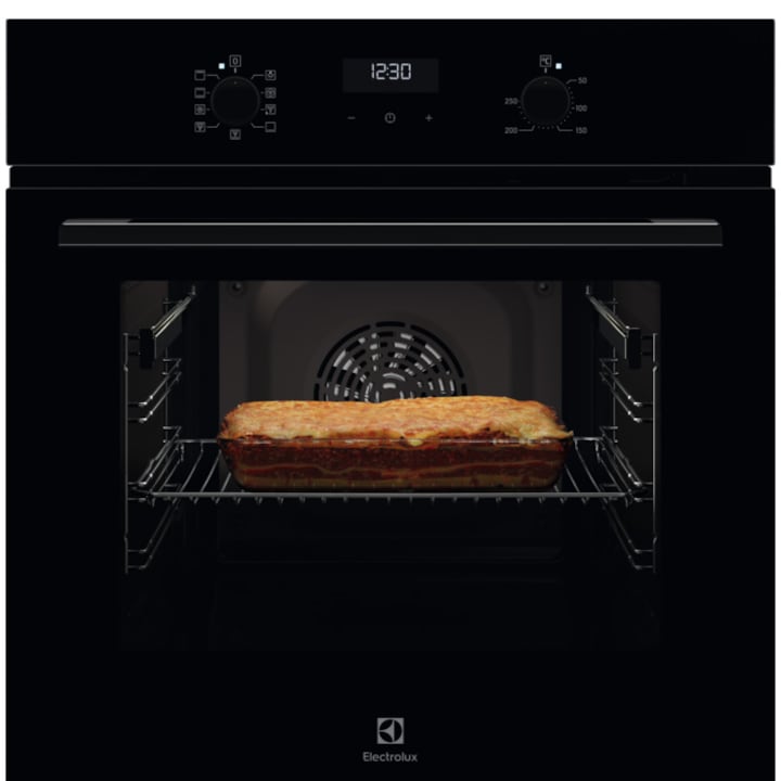 Cuptor incorporabil Electrolux EOF5C50BZ, Electric, 65 l, 9 programe, Convectie, Grill, Autocuratare catalitica, Clasa A, Negru