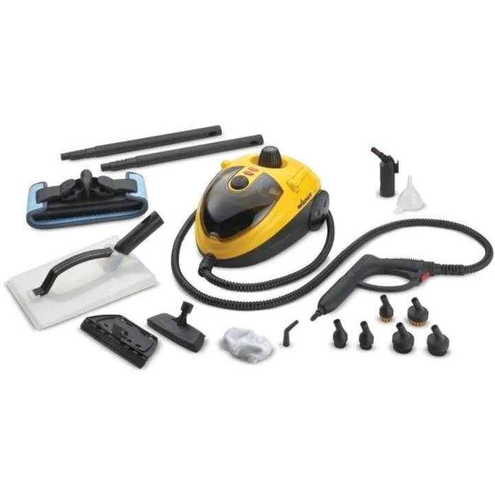 Aparat spalat cu aburi, Wagner, POWER STEAMER 915 E, 80 min autonomie, Curatare cu aburi, Galben
