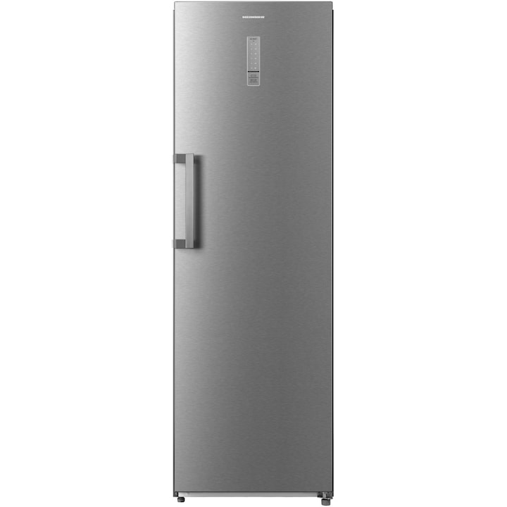 Congelator HEINNER HFF-M272NFCXE++, NO FROST, 272L, Clasa E, Functionare convertibila frigider/congelator, Display,Control electronic, Functie super congelare, Lumina led, Argintiu