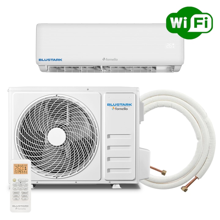 Aer conditionat Fornello BluStar FAN 09 CB, 9000 BTU, R32 Inverter, Racire si Incalzire, A++/A+