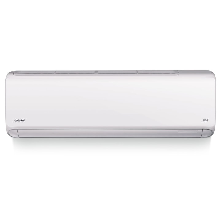 Aparat de aer conditionat Toyotomi-Japan UMI Wi-Fi, Clasa A+++/A+++, Active Carbon, Filtru HEPA, functie sterilizare, filtru antivirus, Self Clean la 56 grade C, autocuratare, alb, 12000BTU