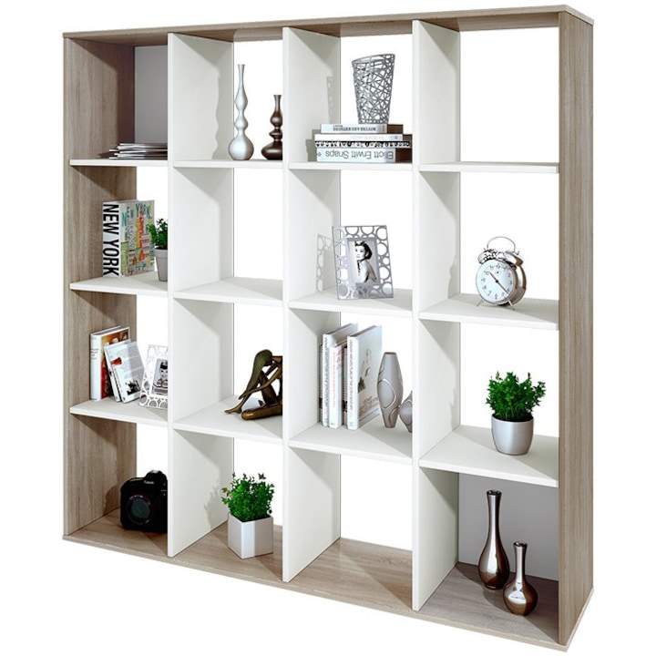 Biblioteca Irim Clara, 137,5x33x143,5 cm, Sonoma Dark