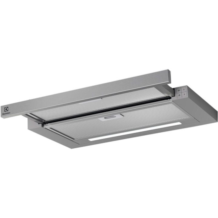 Hota telescopica incorporabila Electrolux LFP616X, Putere de absorbtie 600 mc/h, 1 motor, 60 cm, Inox