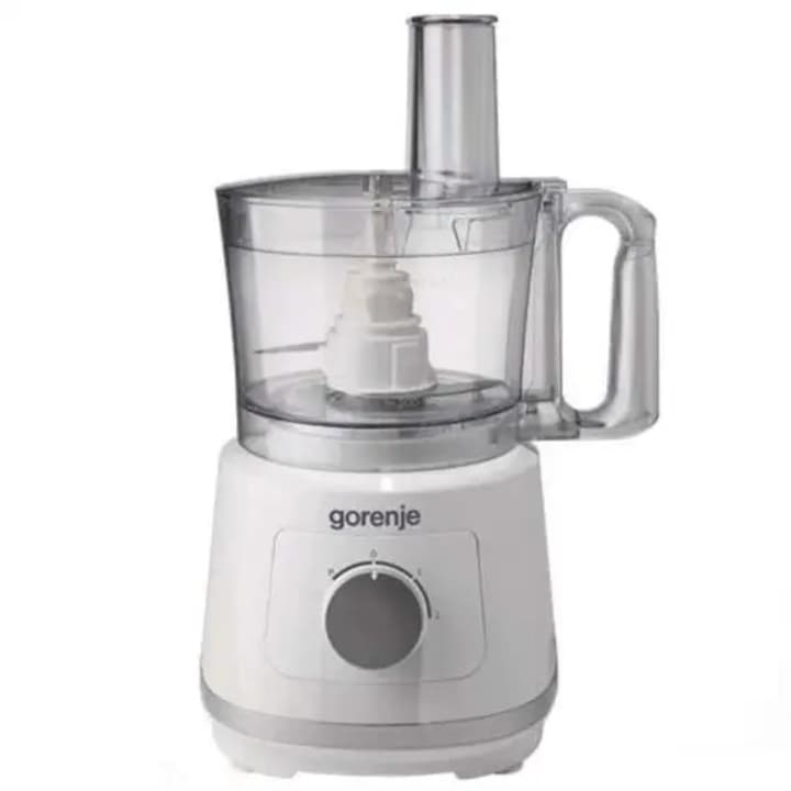 Robot de bucatarie GORENJE SB801W, vas 2.4l, blender 1.5l, 800W, 2 trepte viteza, Alb-Gri