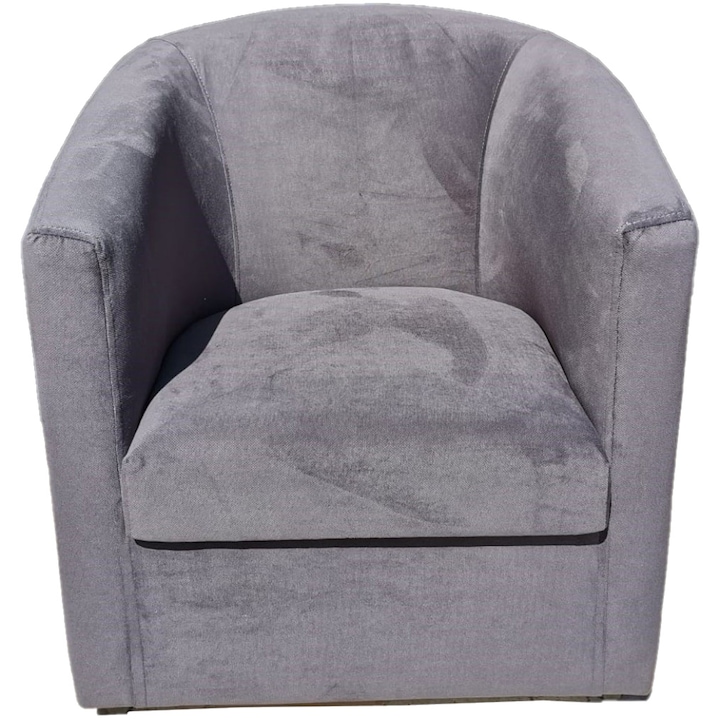 Fotoliu Nefmob Fretta 60x60x70 cm, culoare Gri Sidef