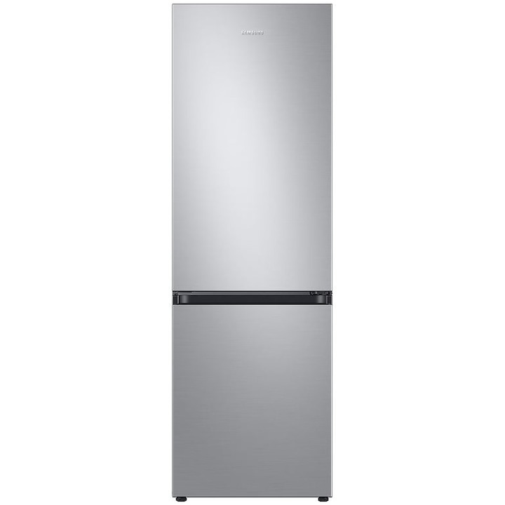 Combina frigorifica Samsung RB34C600CSA/EF, 344 l, Clasa C, Total No Frost, All-Around Cooling, Compresor Digital Inverter, WiFi, AI Energy, Smart Control, H 185 cm, Inox