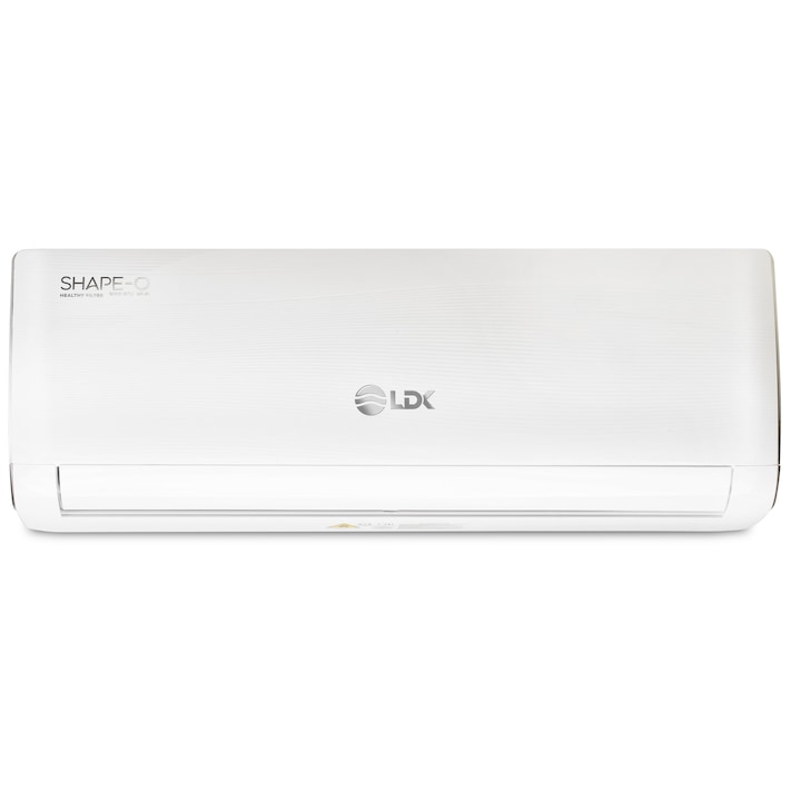Aer conditionat LDK 9 SHAPE-O, Clasa A++, Wi-Fi, Kit de instalare inclus, Capacitate 9.000 BTU, Inverter, Alb