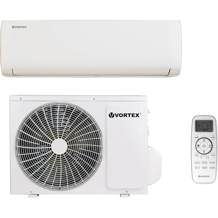 Aer conditionat VORTEX VAI1825CLW, 18000 BTU, A++/A+, Functie incalzire, Dezumidificare, iFeel, Filtru Carbon, 4D Air, Wi-Fi, kit instalare inclus, alb