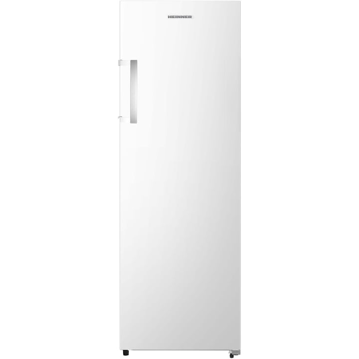 Congelator Heinner HFF-HS240NFE++, 240 l, No frost, 5 sertare + 2 compartimente cu rafturi sticla, Sistem Multi Air-Flow, Control electronic, Clasa E, H 172 cm, Alb