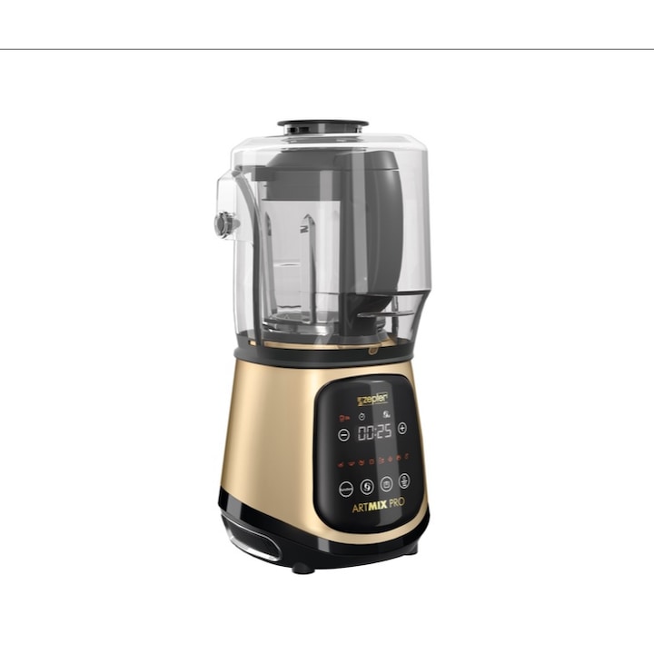Robot de bucatarie ARTMIX PRO, blender profesional, all-in-one, functie de gatire automata, vidare la rece, 16 programe, tehnologie Cyclone Pro