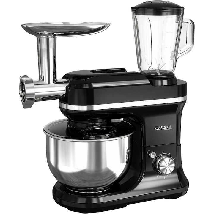 Robot de bucatarie planetar 3000W 5L multifunctional pentru mixare si framantare (KD4227)