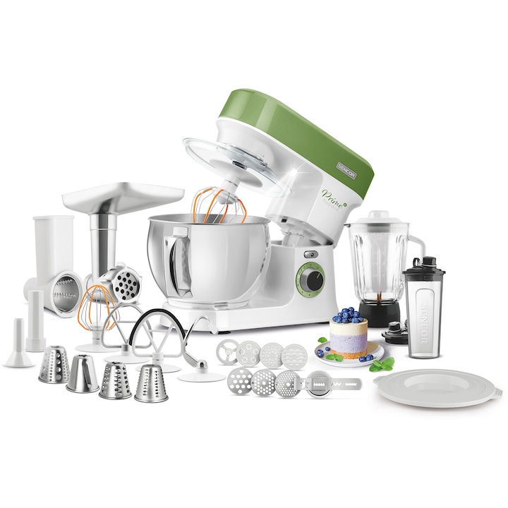 Robot de bucatarie, Sencor, 1200W, 5l, 6 trepte, Verde
