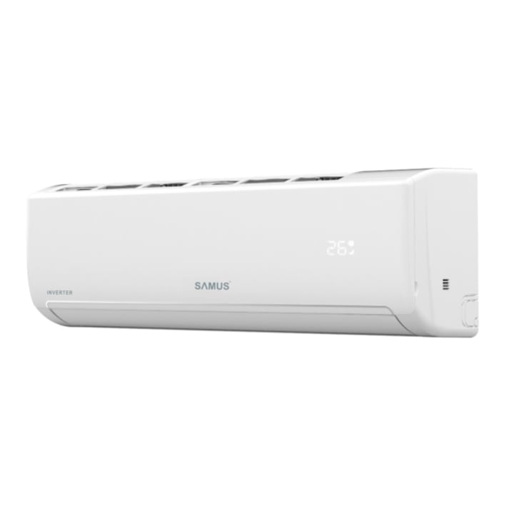 Aparat de aer conditionat WIFI, 18000 BTU, WIFI, Inverter, Clasa Energetica : Racire A++/Incalzire A+, Racire, Ventilare, Incalzire, Eco, “I-Feel”, Timer, Sleep, Auto-curatare, Alb