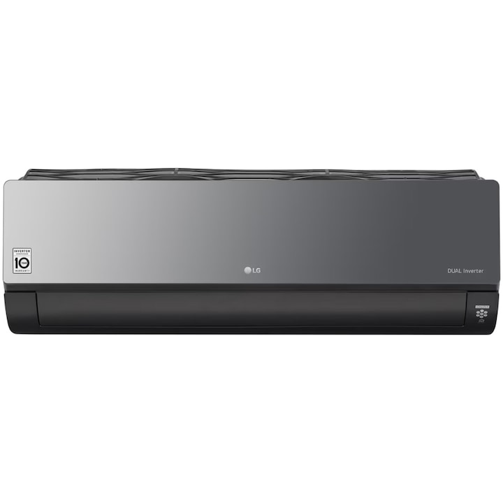 Aparat de aer conditionat LG Artcool 24000 BTU Wi-Fi, Clasa A+++/A++, Dual Inverter Compressor, UVnano, ThinQ, Allergy Filter, Plasmaster Ionizer, functie Fast Heating, AC24BK., Negru