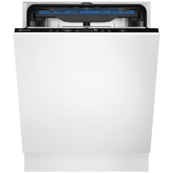 Masina de spalat vase incorporabila Electrolux EEM48320L, 14 seturi, 8 programe, Clasa D, Motor Inverter, QuickSelect, SatelliteClean, AirDry, MaxiFlex, Proiectare luminoasa, 60 cm