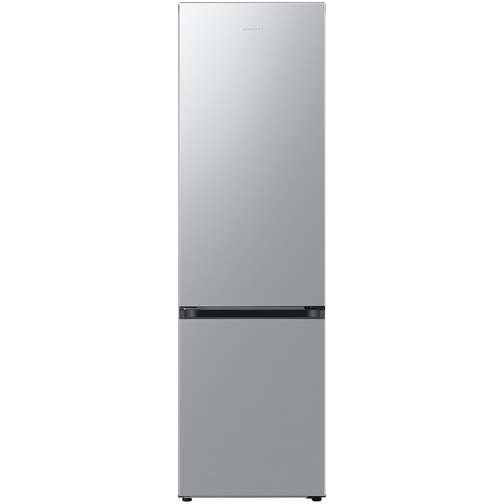 Combina frigorifica Samsung RB38C600DSA/EF, 390 l, Clasa D, Total No Frost, All-Around Cooling, Compresor Digital Inverter, WiFi, AI Energy, Smart Control, H 203 cm, Argintiu